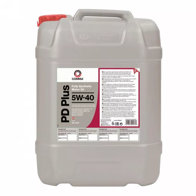 Моторное масло COMMA PD PLUS 5W-40 20л (D02980)