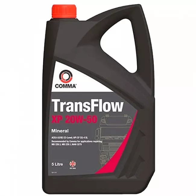 Моторна олива COMMA TRANSFLOW XP 20W-50 5л (C557F0)