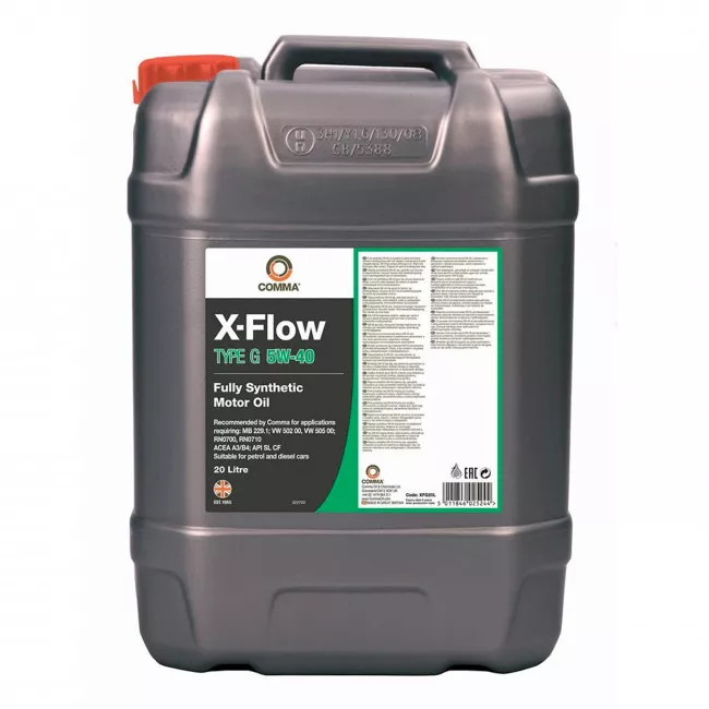 Моторна олива COMMA X-FLOW G 5W-40 SYN. 20л (DA7577) Моторна олива COMMA X-FLOW G 5W-40 SYN. 20л (DA7577)
