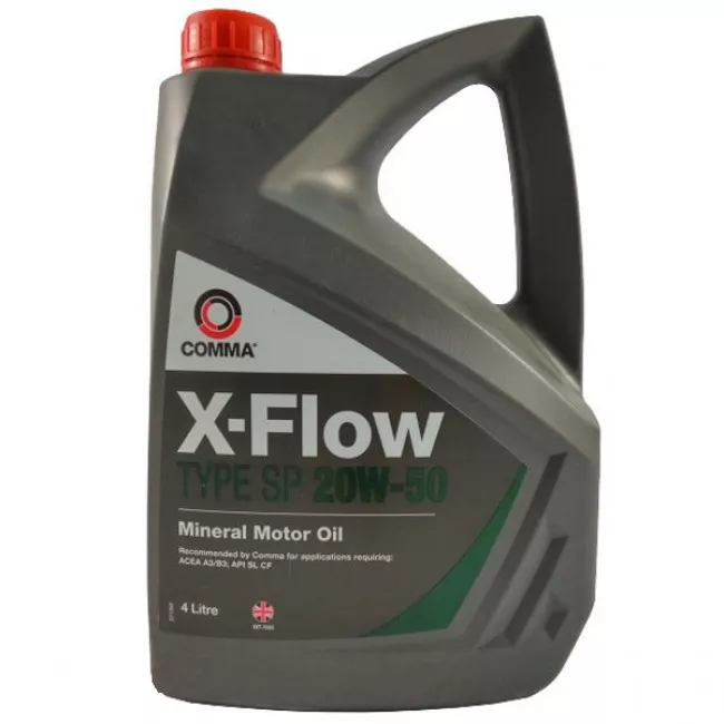 Моторна олива COMMA X-FLOW SP 20W-50 MIN. 4л (C66B21)