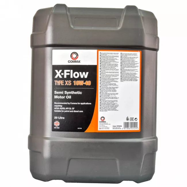 Моторна олива COMMA X-FLOW XS 10W-40 SEMI. 20л (DA7591)
