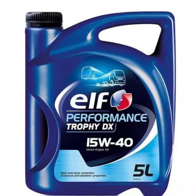 Моторна олива Elf PERFORMANCE TROPHY DX 15W40 5L (194385)
