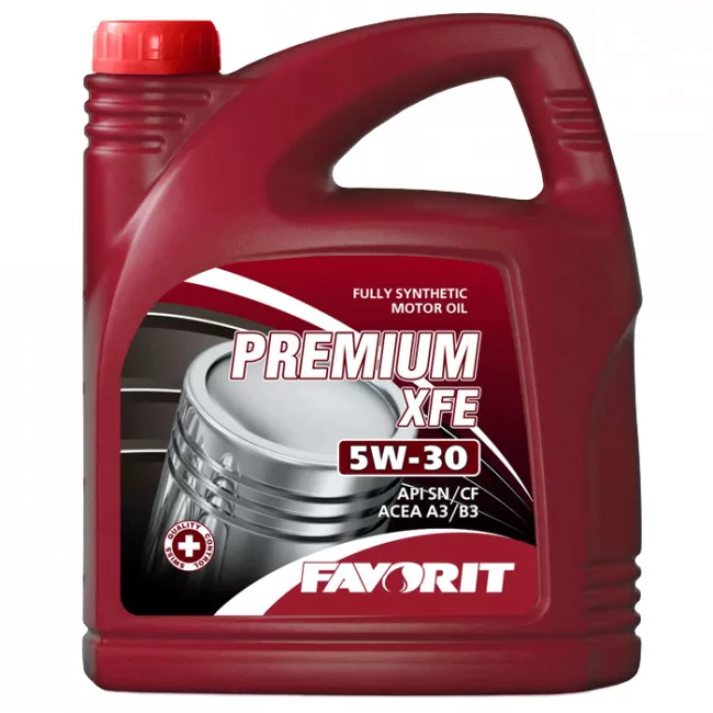 Моторное масло Favorit Premium XFE SAE 5W-30 API SN/CF 4л (4810446006117)