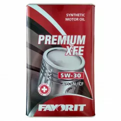 Масло моторное Favorit "Premium XFE SAE 5W-30 API SN/CF metal" 5л (4810446007800)