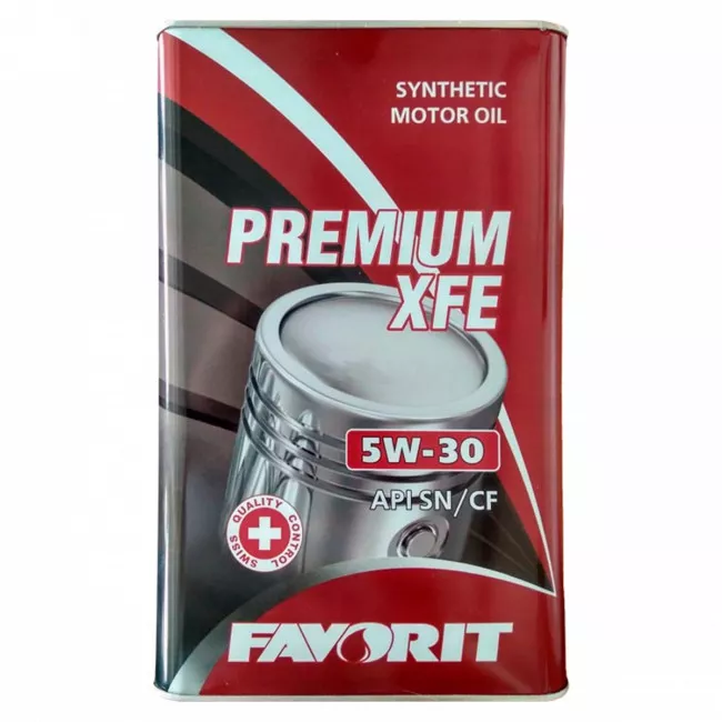 Моторное масло Favorit Premium XFE SAE 5W-30 API SN/CF metal 5л (4810446007800)