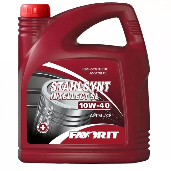 Моторное масло Favorit STAHLSYNT Intellect SL SAE 10W-40 API SL/CF 5л (4810446008104)