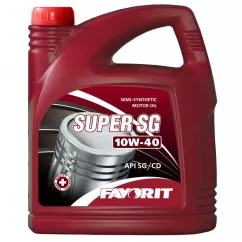Масло моторное Favorit "Super SG SAE 10W-40 API SG/CD" 5л (4810446004199)