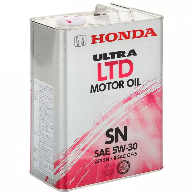 Моторное масло HONDA "Ultra LTD API SN/GF-5 5W-30" 4л (0821899974)