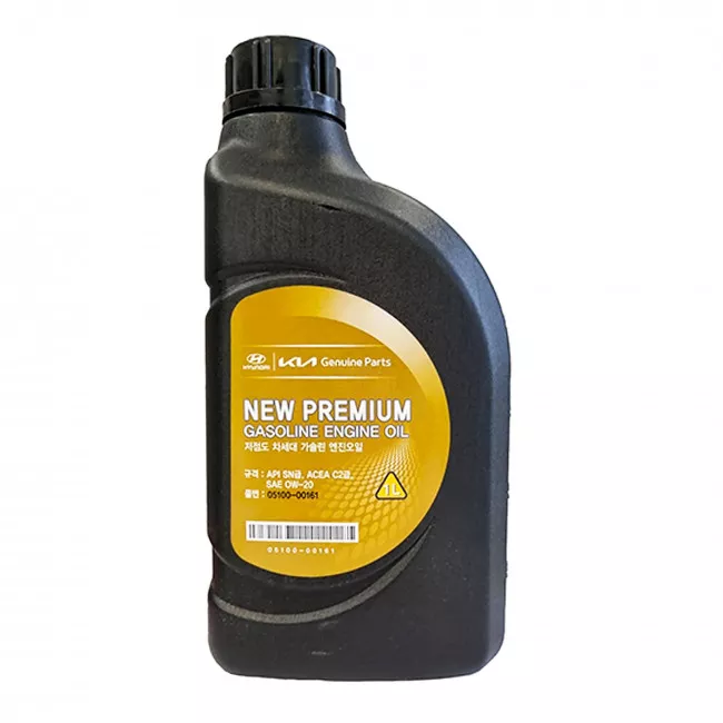 Моторное масло Mobis Hyundai/Kia New Premium Gasoline 0W-20 1л (05100-00161)