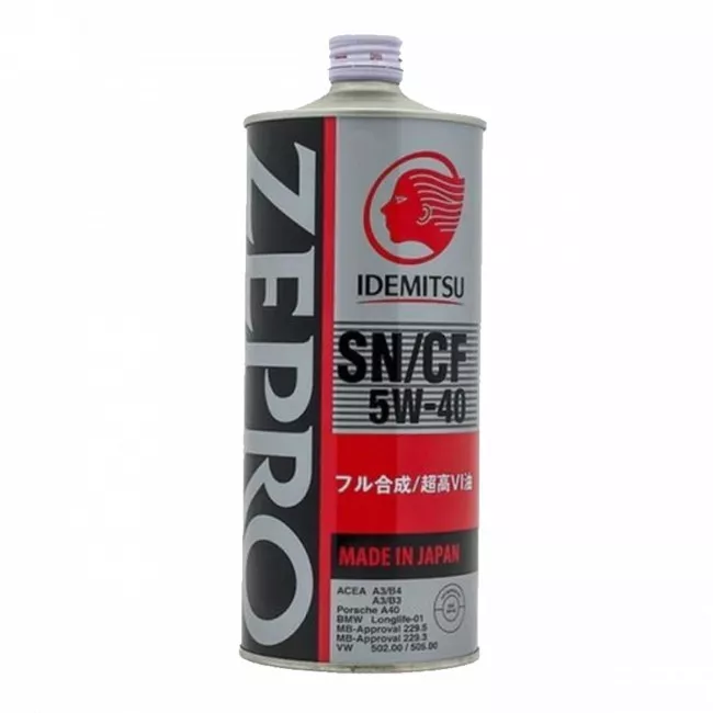 Масло моторное IDEMITSU ZEPRO EURO SPEC SAE 5W-40 1л (1849054)