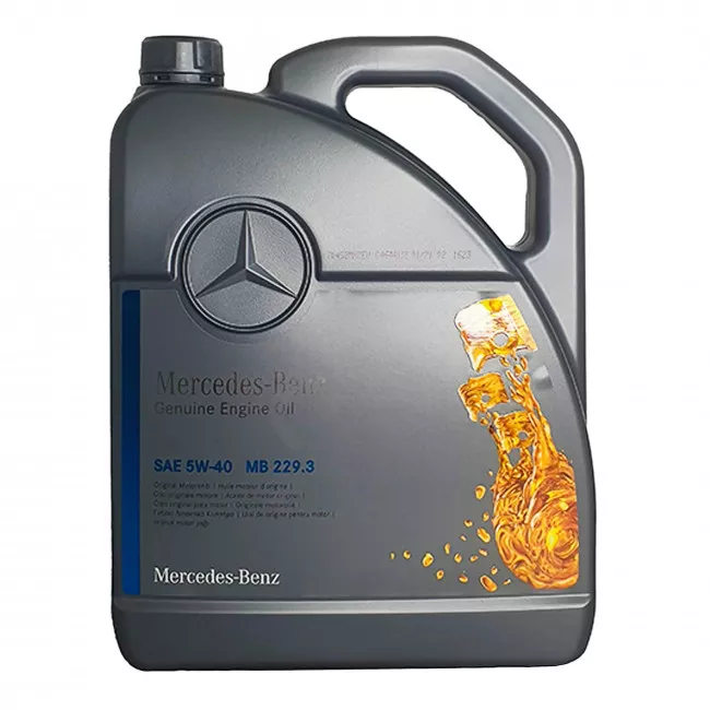 Моторное масло Mercedes-Benz Engine Oil 5W-40 MB 229.3 5л (A000989850613)
