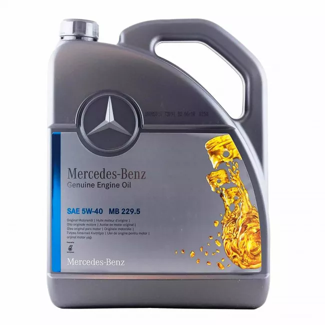 Моторное масло Mercedes Benz Genuine Engine Oil MB 229.5 5W-40 5л (A000989860613)
