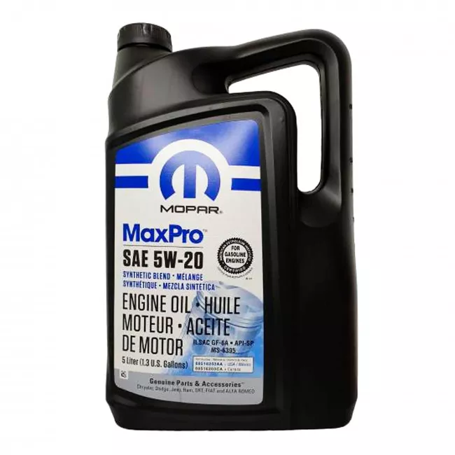 Моторное масло Mopar MaxPro 5W-20 5л (68518203AA) Моторное масло Mopar MaxPro 5W-20 5л (68518203AA)
