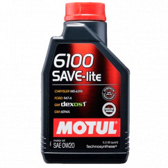Масло моторное MOTUL 6100 Save-lite SAE 0W-20 1л (841211)