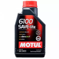 Моторное масло Motul 6100 Save-Lite 0W-20 1л (841211)