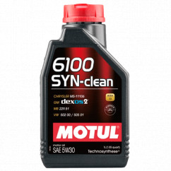 Масло моторное MOTUL 6100 Syn-clean SAE 5W-30 1л (814211)