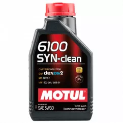 Олива моторна MOTUL 6100 Syn-clean SAE 5W-30 1л (814211)