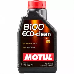 Моторное масло Motul 8100 Eco-clean 0W-20 1л (868111)