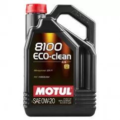 Масло моторное MOTUL 8100 Eco-clean SAE 0W-20 5л (868151)