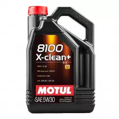 Масло моторное MOTUL 8100 X-CLEAN + 5W-30 5л (854751)