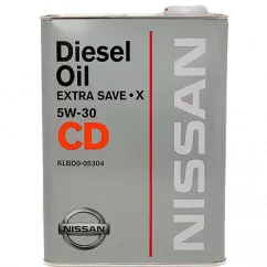 Масло моторное NISSAN "Diesel Extra Save-X  5W-30 CD" 4л (KLBD005304)