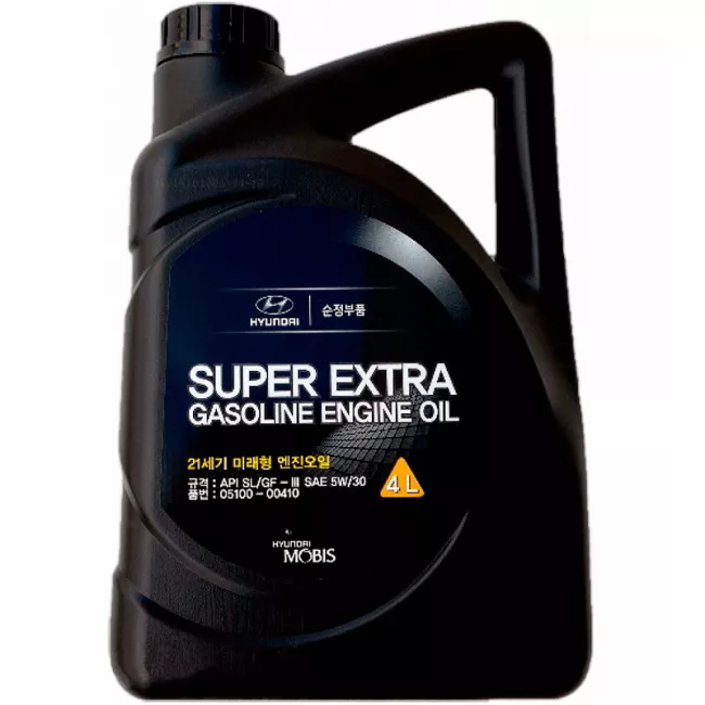Моторное масло Hyundai/Kia Super Extra Gasoline 5W-30 4л (0510000410) Моторное масло Hyundai/Kia Super Extra Gasoline 5W-30 4л (0510000410)