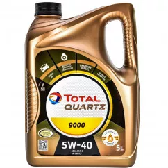 Моторное масло Total Quart 9000 5W-40 5л