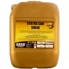 Масло моторное SASH STATUS CAR 5W-40 20л (100215)