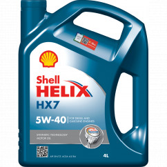 Масло моторное SHELL Helix HX7 5W-40 4л