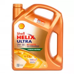 Моторное масло Shell Helix Ultra 0W-30 4л