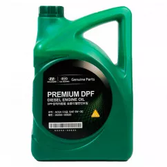 Масло моторное синтетическое Hyundai/Kia "Premium DPF Diesel 5W-30", 6л (0520000620)