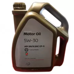 Масло моторное синтетическое NISSAN "Genuine Motor Oil 5W-30" 4л (KLANB05304)