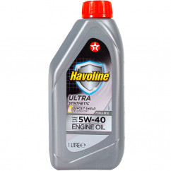 Масло моторное TEXACO HAVOLINE ULTRA 5W-40 1л (HAVOLINEULTRA5W401L)