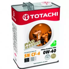 Моторное масло Totachi Ultima Ecodrive PAO 0W-40 4л