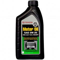 Масло моторное TOYOTA Motor Oil 0W-20 Synthetic 0.946 л (00279-0WQTE)