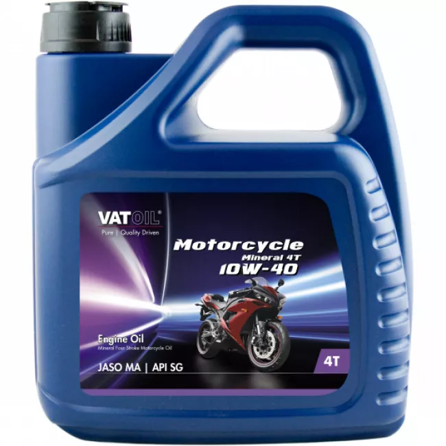 Моторное масло Vatoil MOTORCYCLE 4T M 10W-40 4л (50506)
