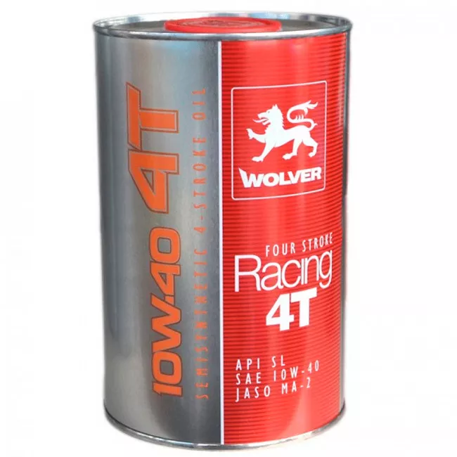 Моторное масло WOLVER Four Stroke Racing 4T 10W-40 1л (951) (4260360940422)