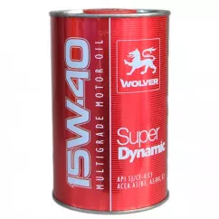 Олива моторна WOLVER Super Dynamic 15W-40 1л (46813) (4260360941139)