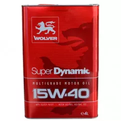 Олива моторна WOLVER Super Dynamic 15W-40 4л (959) (4260360941153)