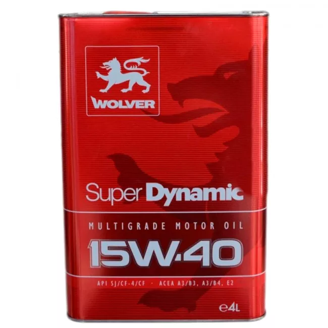 Моторна олива WOLVER Super Dynamic 15W-40 4л (959) (4260360941153) Моторна олива WOLVER Super Dynamic 15W-40 4л (959) (4260360941153)