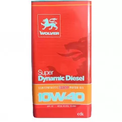 Масло моторное WOLVER Super Dynamic Diesel 10W-40 5л (30242) (4260360944123)