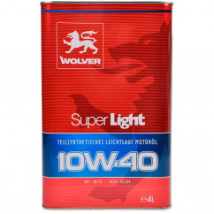 Масло моторное WOLVER Super Light 10W-40 4л (964) (4260360940033)