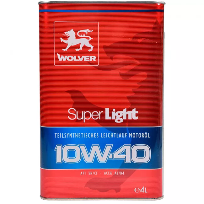 Моторное масло WOLVER Super Light 10W-40 4л (964) (4260360940033) Моторное масло WOLVER Super Light 10W-40 4л (964) (4260360940033)