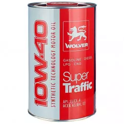 Масло моторное WOLVER Super Traffic 10W-40 1л (26265) (4260360942549)