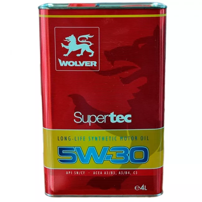 Моторное масло WOLVER Supertec 5W-30 4л (966) (4260360941399)