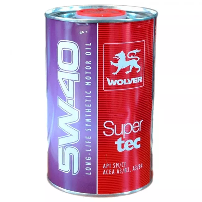 Моторна олива WOLVER Supertec 5W-40 1л (967) (4260360941078)