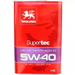 Масло моторное WOLVER Supertec 5W-40 4л (968) (4260360940019)