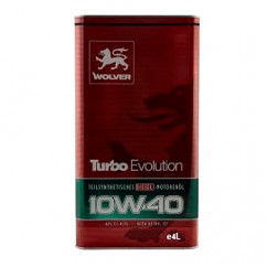 Масло моторное WOLVER Turbo Evolution 10W-40 4л (47858) (4260360944406)