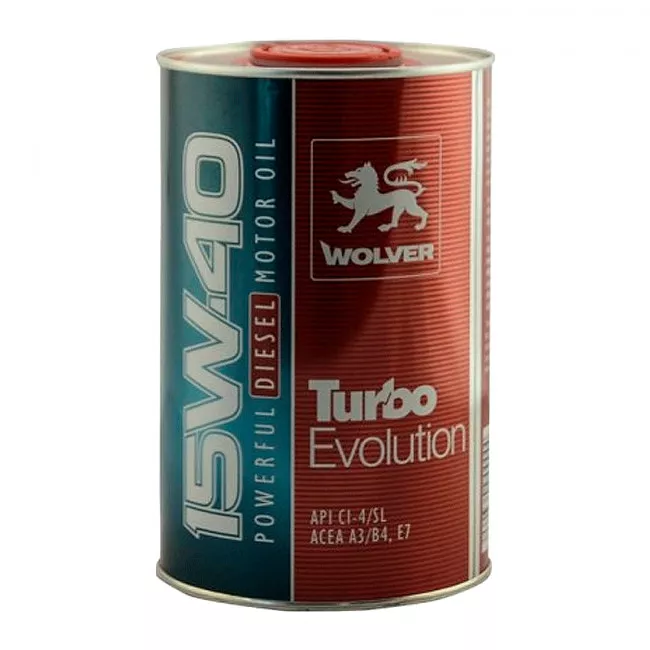 Моторна олива WOLVER Turbo Evolution 15W-40 1л (46815) (4260360944444) Моторна олива WOLVER Turbo Evolution 15W-40 1л (46815) (4260360944444)