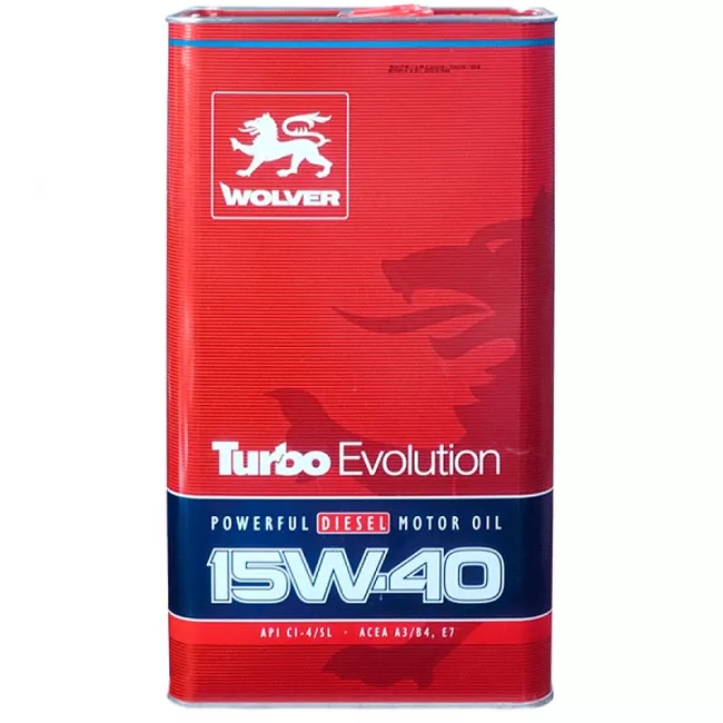 Моторна олива WOLVER Turbo Evolution 15W-40 4л (49215) (4260360944468)